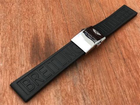 breitling rubber watch bands for sale|Breitling watch with rubber strap.